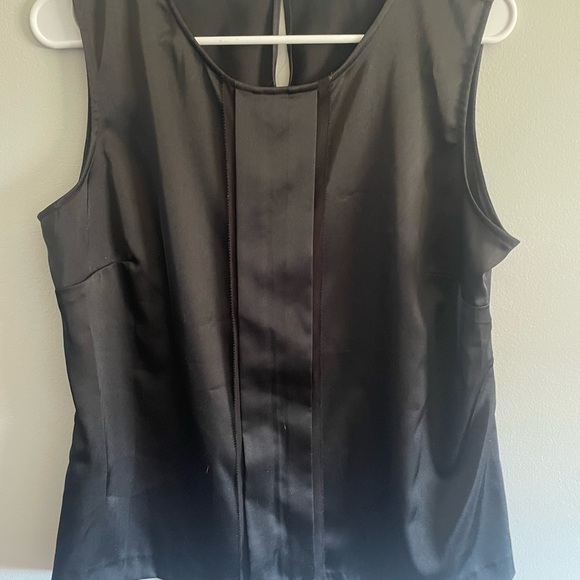 Calvin Klein Charcoal Sleeveless Blouse - Picture 4 of 4